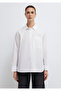 Pocket Detailed White Shirt Loose Fit / Relaxed Comfortable Cut 1211534-620 - 3