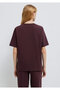 Jeans Printed Burgundy T-Shirt Regular Fit / Normal Cut 1613888-70223 - 5