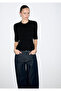 Back Detail Black Knitwear Fitted / Body-Fitting Cut 1710862-900 - 5