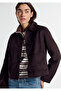 Brown Faux Suede Jacket Regular Fit / Normal Cut 1110829-70240 - 3