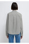 Striped Green Shirt Loose Fit / Relaxed Fit 1211386-85171 - 5