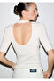 Back Detail Ecru Knitwear Fitted / Body-Fitting Cut 1710862-70051 - 2