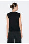 Buttoned Black Knitwear Vest Slim Fit / Slim Fit 1710867-900 - 6