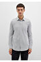 Gray Knitted Shirt Slim Fit / Slim Fit 0211513-80018 - 4