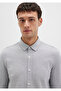 Gray Knitted Shirt Slim Fit / Slim Fit 0211513-80018 - 6