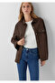 Brown Shirt with Pocket Detail Oversize / Wide Cut 1211181-88067