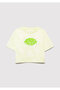 Printed Tie Dye Green T-Shirt Loose Fit / Loose Relaxed Cut 7610324-90385 - 4