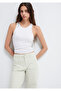 Halter Collar White Basic Tank Top Slim Fit / Slim Fit 1612462 -620