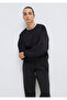 Crew Neck Black Basic Sweatshirt 1610198-900 - 2