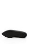 Navy Blue Antique Gön Genuine Leather Pointed Toe Flat Sole Women's Ballerinas 13389 - 5