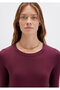 Crew Neck Claret Red Sweater Slim Fit / Slim Fit 1710510 -70415 - 7