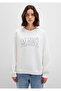 Logo Printed White Sweatshirt1611192-70057 - 4