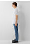 Seal Logo Embroidered White T-Shirt Loose Fit / Loosely Comfortable Cut 067074-620 - 4