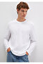 Long Sleeve White T-Shirt Slim Fit / Slim Fit 065755-620 - 3