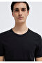 Black Rib DetailedFittedT-shirt - 063747 -900 - 6