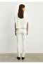 Serenay Gold Shape White Jean Trousers 100980 -83673 - 5