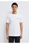 Logo Printed White T-Shirt Slim Fit / Slim Fit 0610360-620 - 4