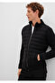 Zippered Black Knitwear Cardigan Slim Fit / Slim Fit 070697 -900 - 3