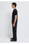 Black Rib DetailedFittedT-shirt - 063747 -900 - 4