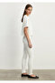 Serenay Gold Shape White Jean Trousers 100980 -83673 - 6