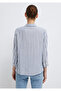 Striped White Blouse 122400-83979 - 6
