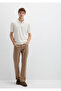 Martin Dark Beige Comfort Gabardine Trousers 0037832492 - 3