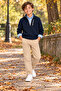 Boy's Knitted Lord 3-Piece Set Shirt Sweater Pants Holiday Outfit - 3