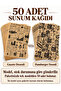 50 Pieces of Vintage Newspaper Patterned Presentation Paper – Retro Kraft Plate Mats and Table Serving Paper - 2