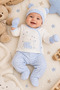 Baby Boy Tonton Ecru 5-Piece Hospital Release Newborn Set - 3