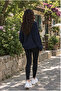 Oversize Wide Fit Crew Neck Teddy Bear Knit Sweater - 4