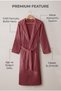 Gonca Premium 100% Hooded Bathrobe | High Water Absorbency And Luxury Comfort | Quick Drying - 6