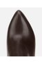 Women's Brown High Heel Platform Heeled Boots - 5