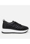 Genuine Leather Black Women's Sports Shoes