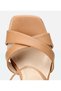 Women Beige Wedge Heel Sandals - 4