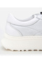 Genuine Leather White Women's Sports Shoes - 4