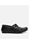 Men's Leather Black Flexible Sole Casual Loafer