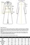 Stitched Detailed Medium Length Mono Closure Coat Black 3186 - 9