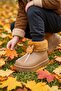 Children's Waterproof Faylon Rain Boots with Sheepskin Inside 3 cm Byndumfayki̇ds - 6