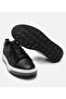 Men's Leather Black Printed Sports Shoes - 8