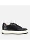 Men's Leather Black Soft Textured Casual Shoes