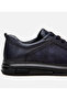 Men's Leather Navy Blue Sports Shoes - 4