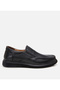 Men's Leather Black Comfortable Casual Shoes