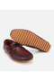 Men's Leather Burgundy Flexible Sole Casual Loafer - 6