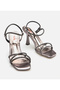 Women's Yaya Gray Evening Dress with Heels Sandals - 3