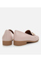 Women's Leather Powder Loafer - 6