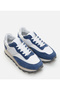 Men's Leather Blue Sports Shoes - 2