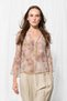 Trace Collection V-Neck Tencel Shirt - Mink