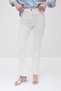 Flare Denim Pants - White - 2