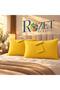 Yellow Cotton Fabric Cover Pillowcase (2 Pcs) 50 X 70 cm - 4