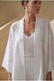 Kimonolu Viscose Women's Pajama Set - Lx.26238 Ivory - 6